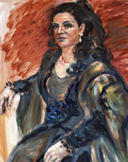 Portret solistki operowej Barbary Kubiak