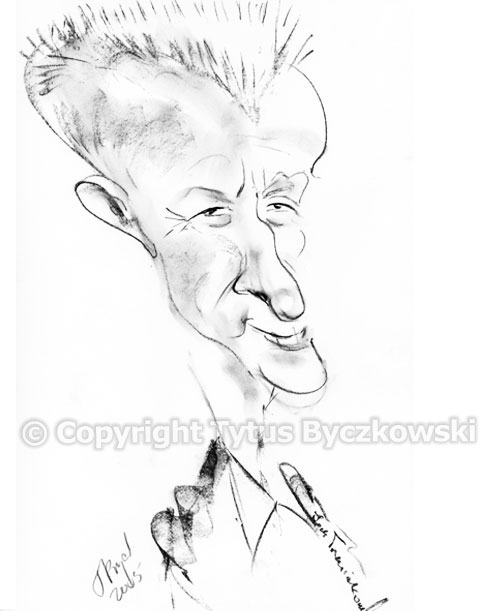 karykatura Lecha Trzeciakowskiego