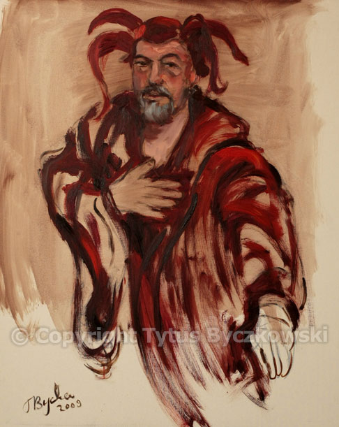 portret art. operowego Jerzego Mechlińskiego