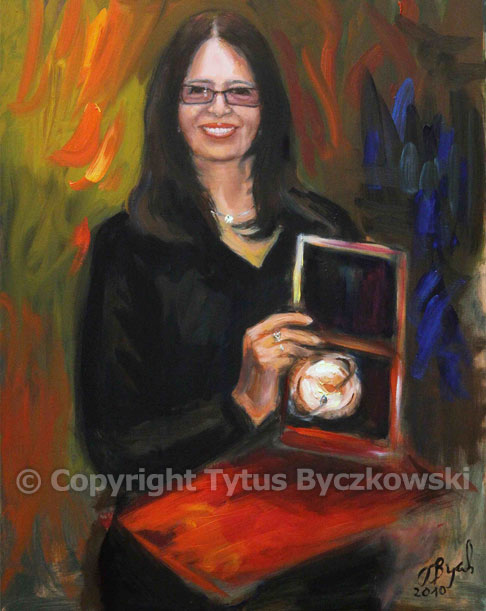 portret Krystyny Woźniak-Trzosek