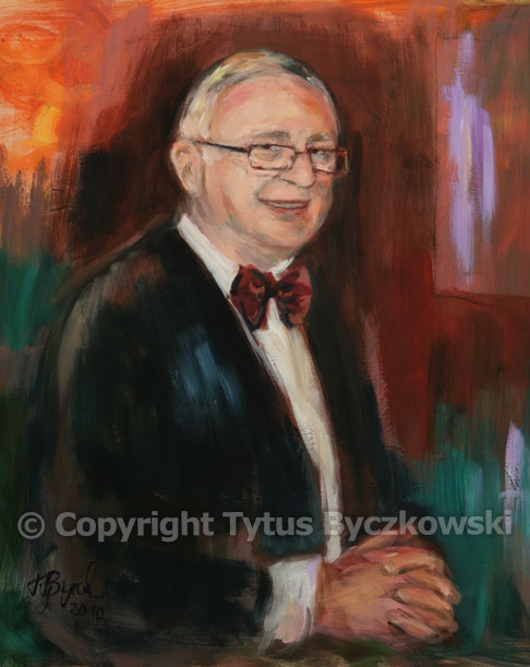 portret prof. Tadeusza Malińskiego